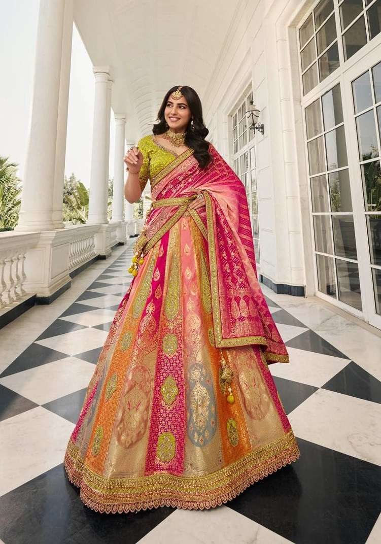 ROYAL VOL-31 BY ROYAL 1022 TO 1028 SERIES SILK HEAVY WORK BRIDAL LEHENGAS