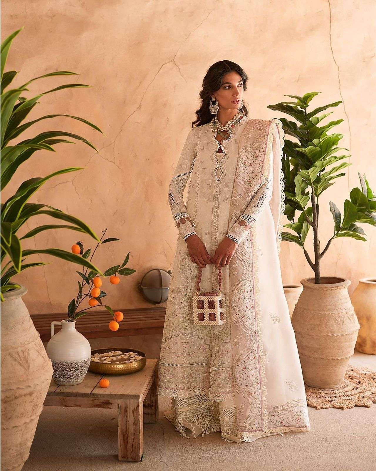 Z-316 HIT DESIGN BY ZIAAZ DESIGNS RAYON EMBRODIERY WORK PAKISTANI DRESS