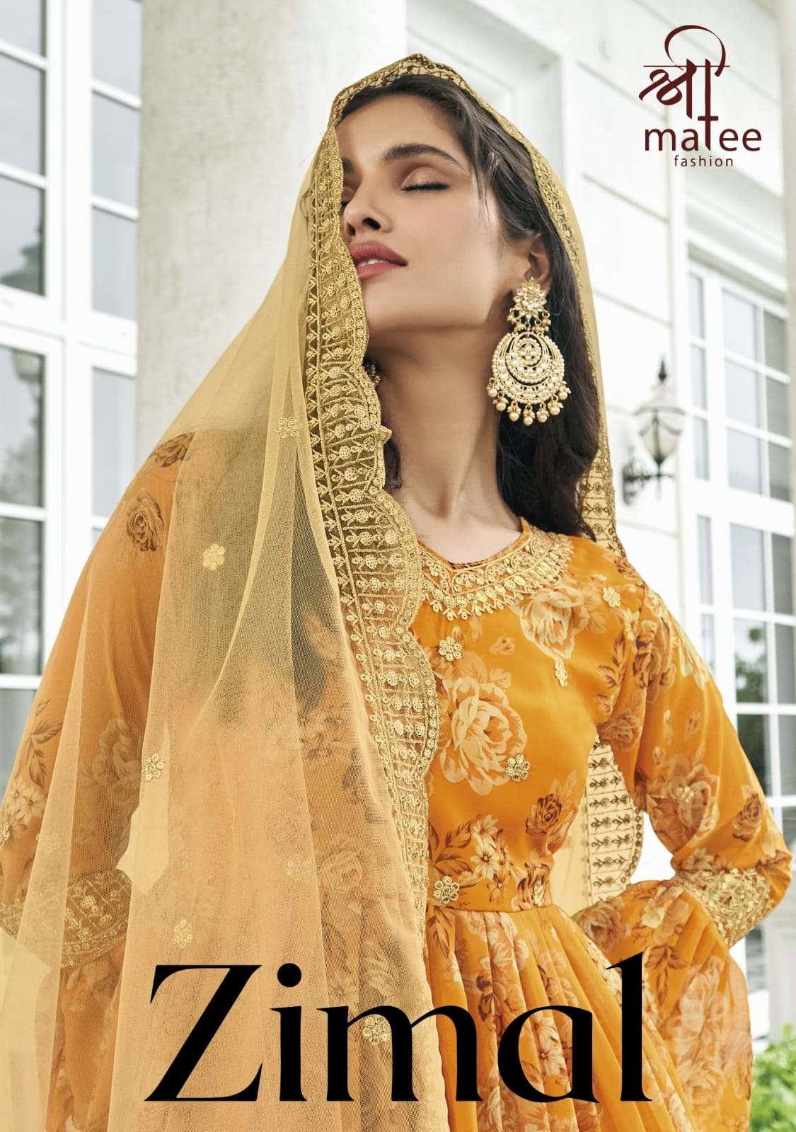 ZIMAL BY SHREEMATEE FASHION 141 TO 144 SERIES PURE FAUX GEORGETTE SHARARA SUITS