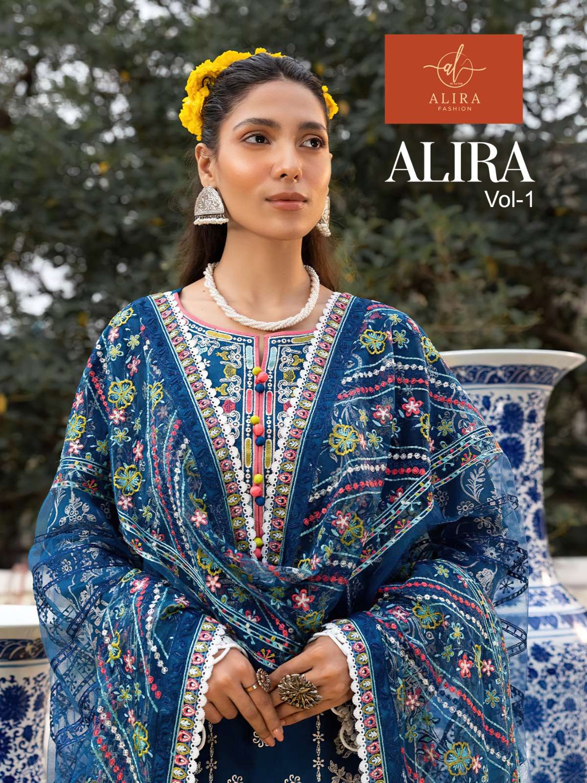 ALIRA VOL-1 BY ALIRA FASHION 11 AND 12 SERIES GEORGETTE EMBROIDERY PAKISTANI DRESSES