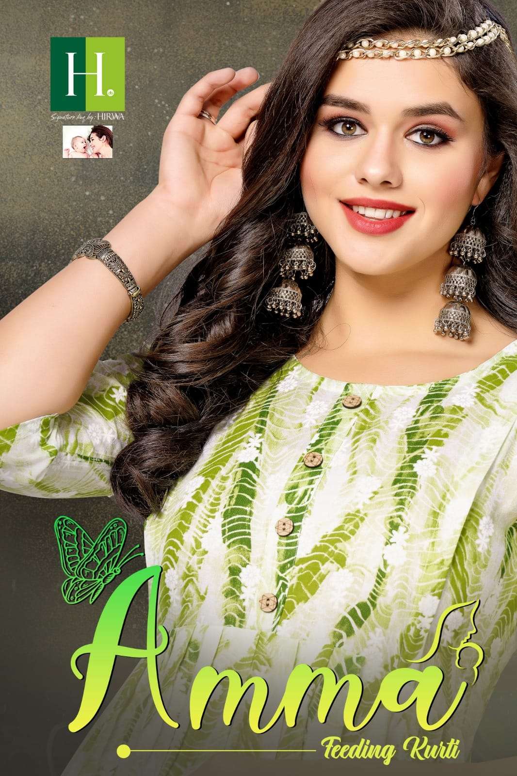 AMMA BY H DOT 101 TO 108 SERIES HEAVY RAYON PRINT WORK KURTIS