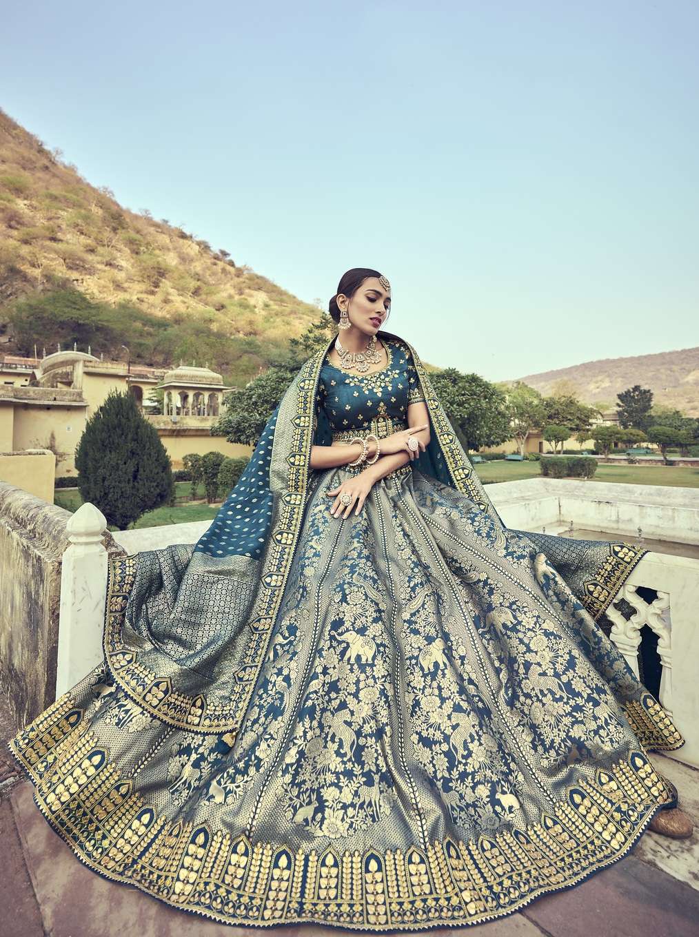 ANAARA HIT 6001 TO 6012 SERIES BY TATHASTU SILK DESIGNER WEDDING WEAR LEHENGAS