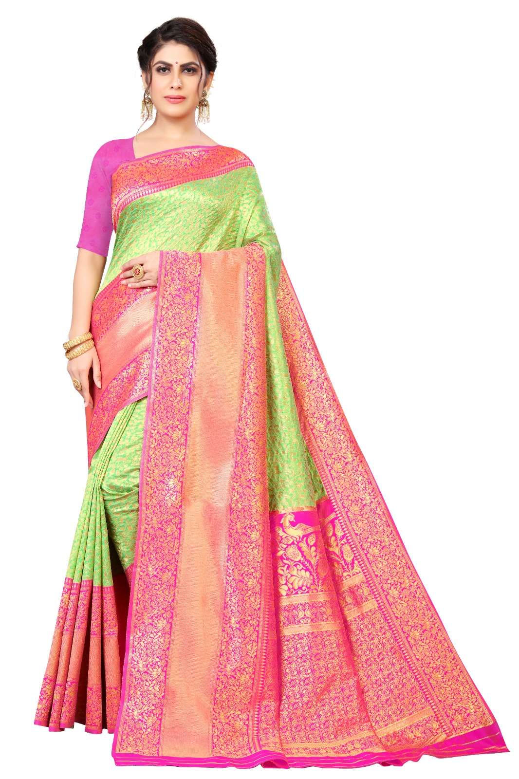 D-228 HIT DESIGN BY AQSAWHOLESALE SOFT LITCHI SILK WORK SAREE