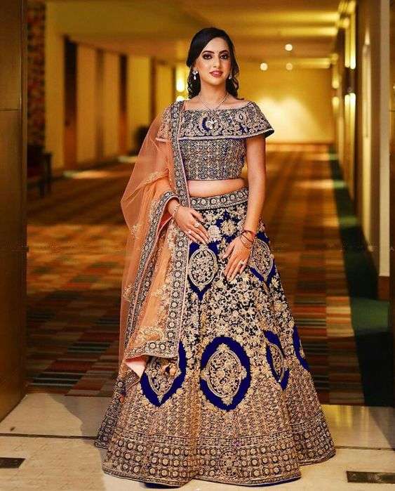 DJ-101 NX BY AQSAWHOLESALE HEAVY BANGLORI SATIN SILK HEAVY WORK BRIDAL LEHENGAS