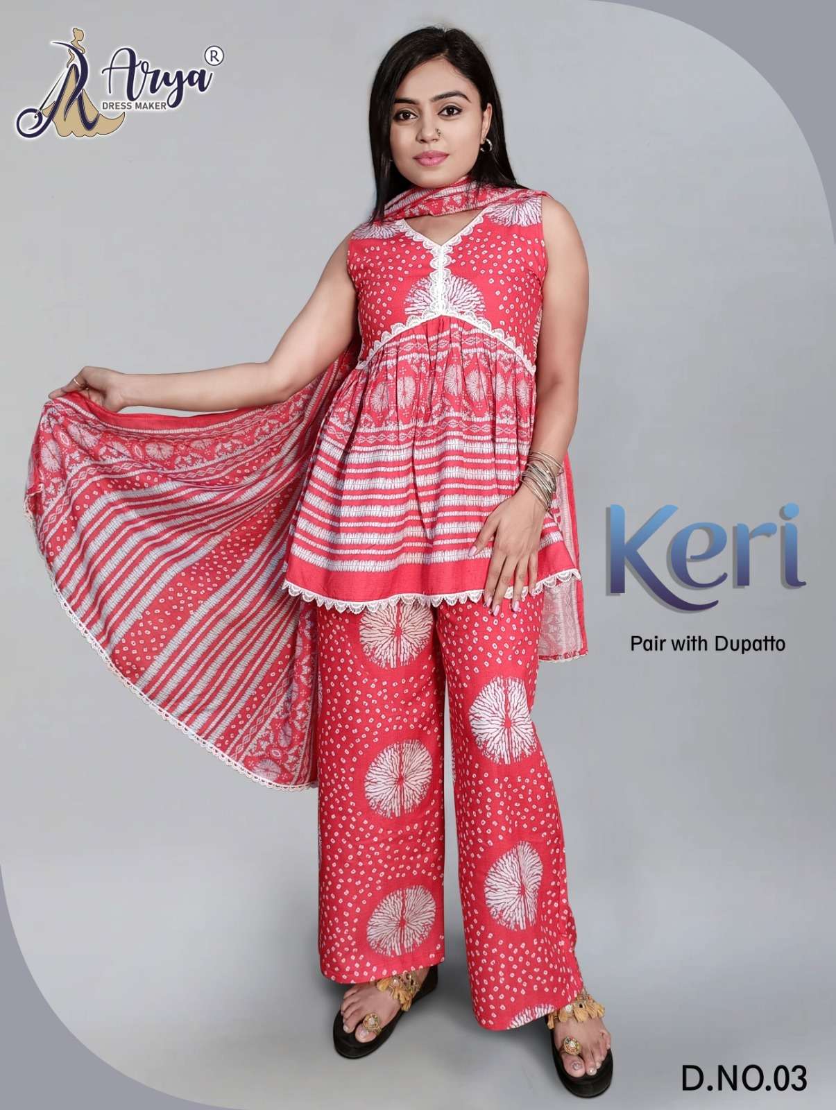 KERI BY ARYA DRESS MAKER 01 TO 04 SERIES MUSLIN PRINT WORK KIDS DRESSES