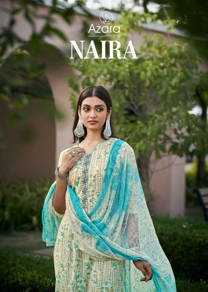 NAIRA BY RADHIKA FASHION 61001 TO 61006 SERIES BLOSSOM COTTON EMBROIDERY DRESSES