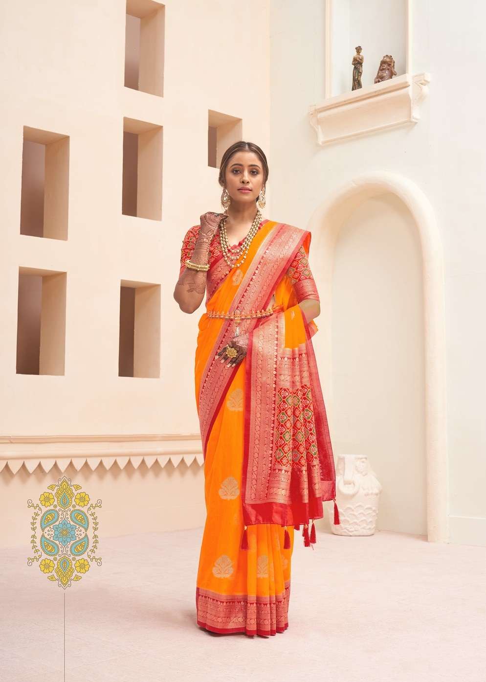 PATOLA BY PANACHE 7001 TO 7007 SERIES PATOLA SILK DESIGNER WEDDING WEAR SAREES