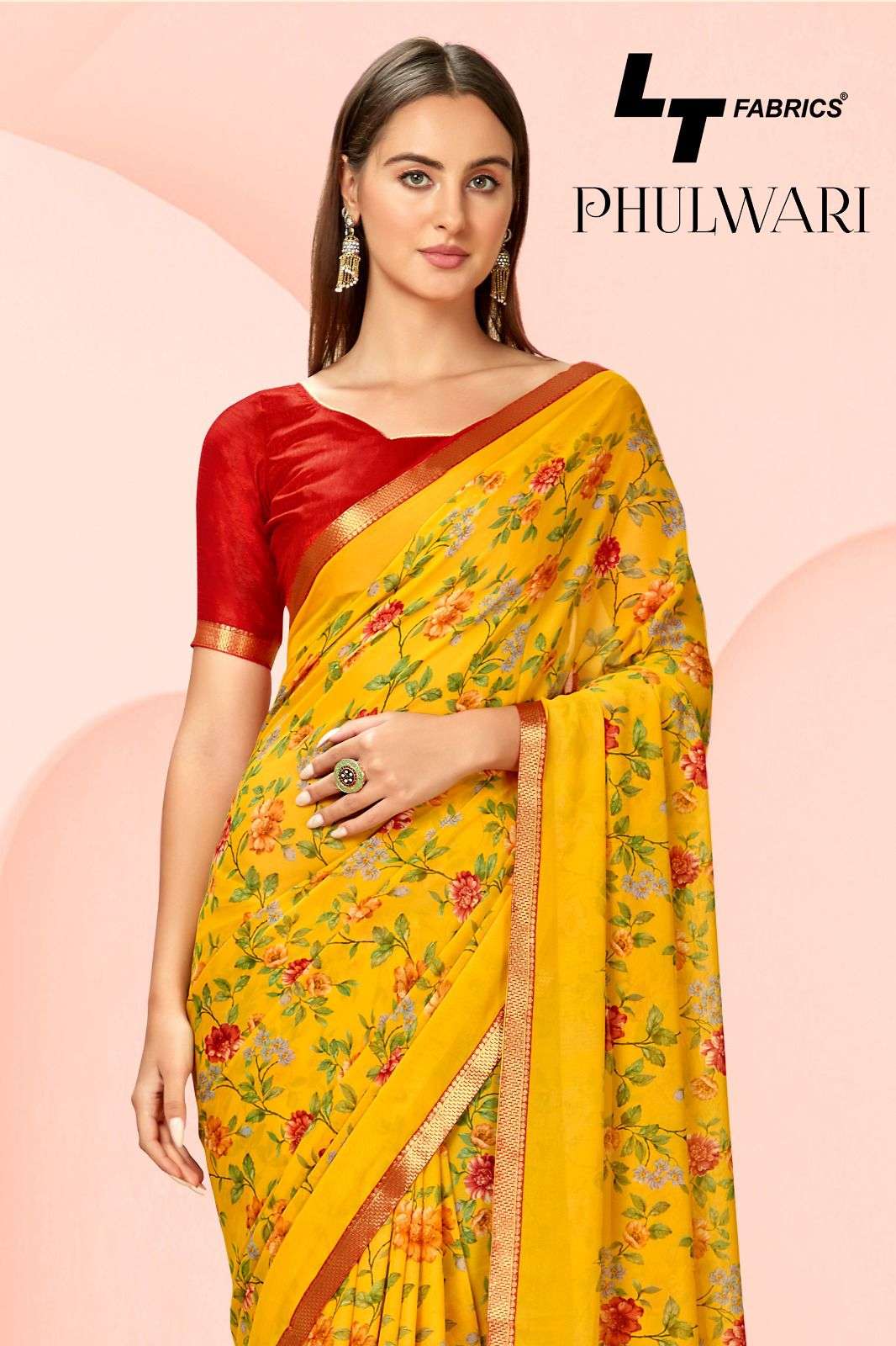 PHULWARI BY LT FABRICS 96001 TO 96010 SERIES MICRO FLOWER PRINT SAREES