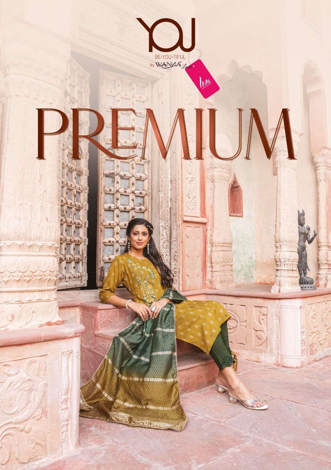 PREMIUM BY YOU 101 TO 104 SERIES NYLON VISCOSE WORK STITCHED DRESSES