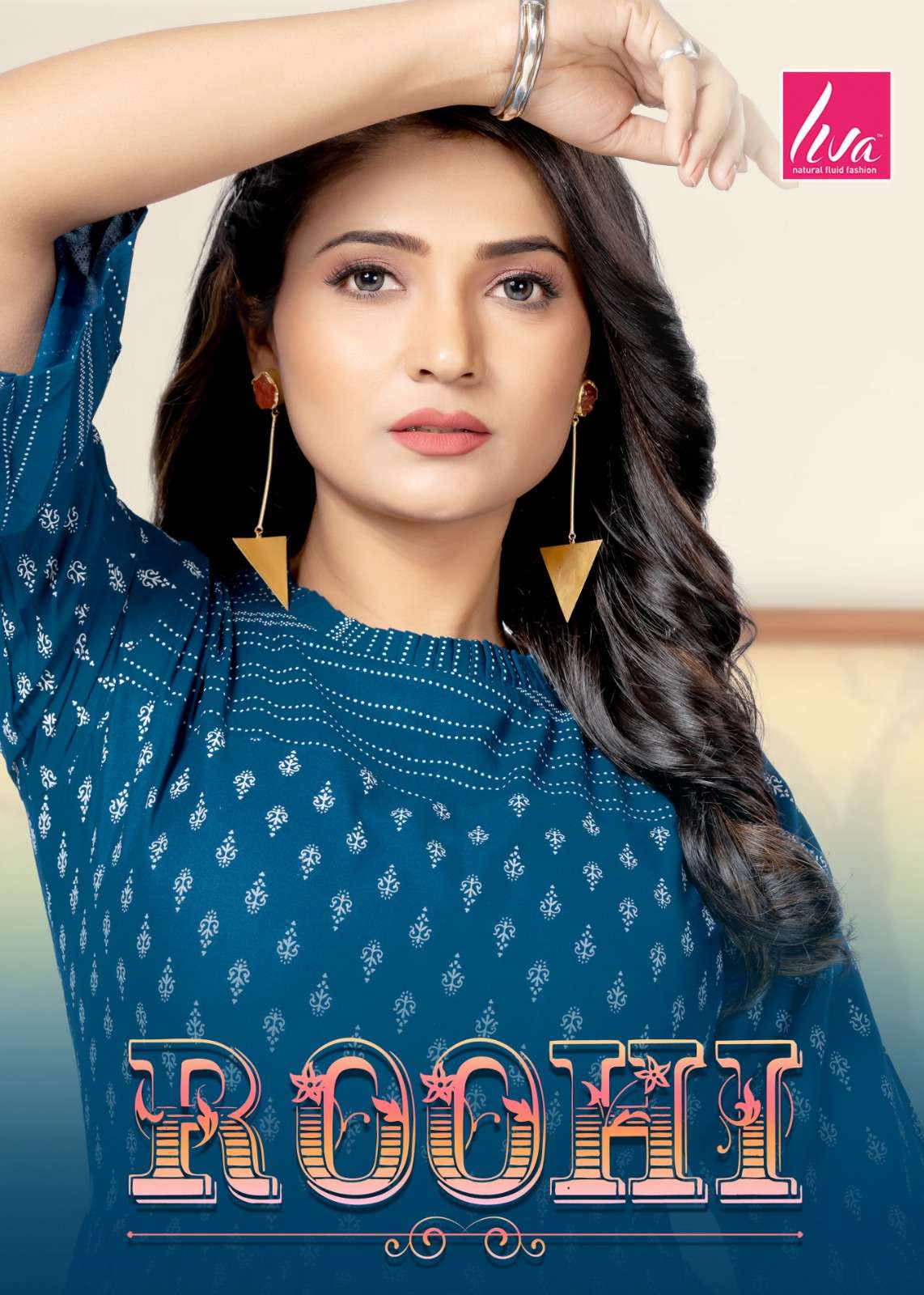 ROOHI BY MAYRA 80143 TO 80150 SERIES RAYON PRINT SHORT KURTIS