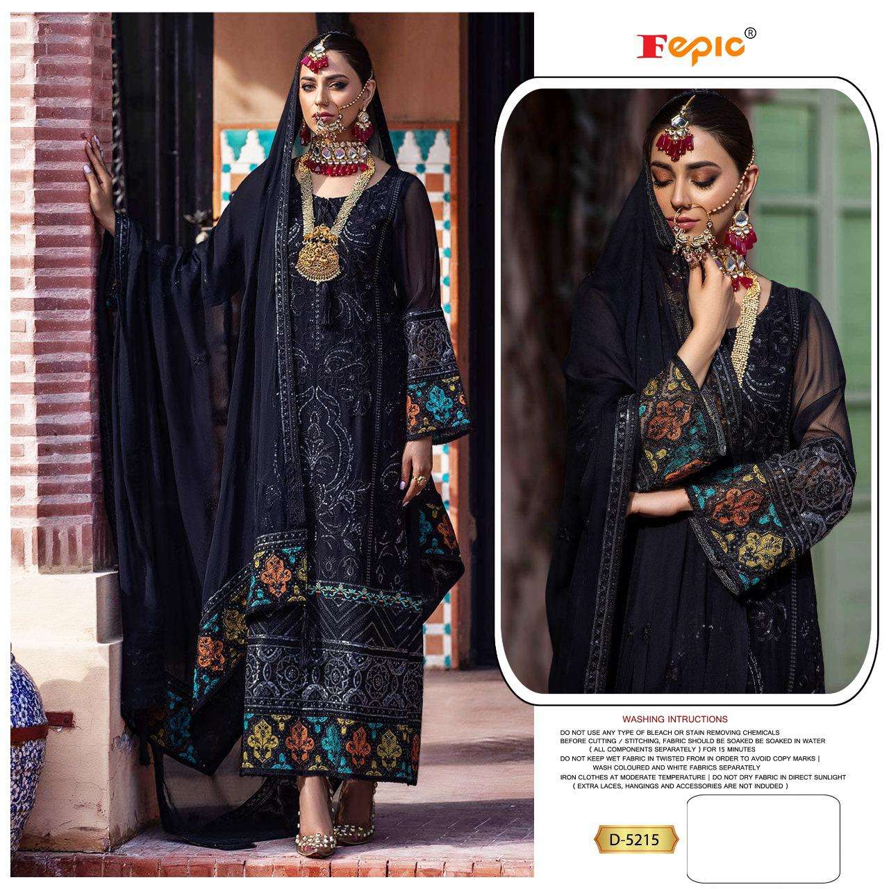 ROSEMEEN 5215 HIT DESIGN BY FEPIC GEORGETTE EMBROIDERY PAKISTANI DRESS