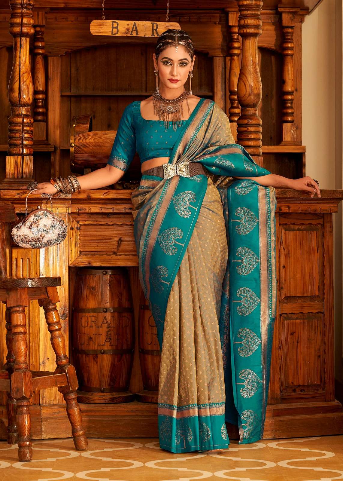 VRISHABHA SILK BY RAJPATH 145001 TO 145008 SERIES SOFT BANARASI PAITHANI SAREES