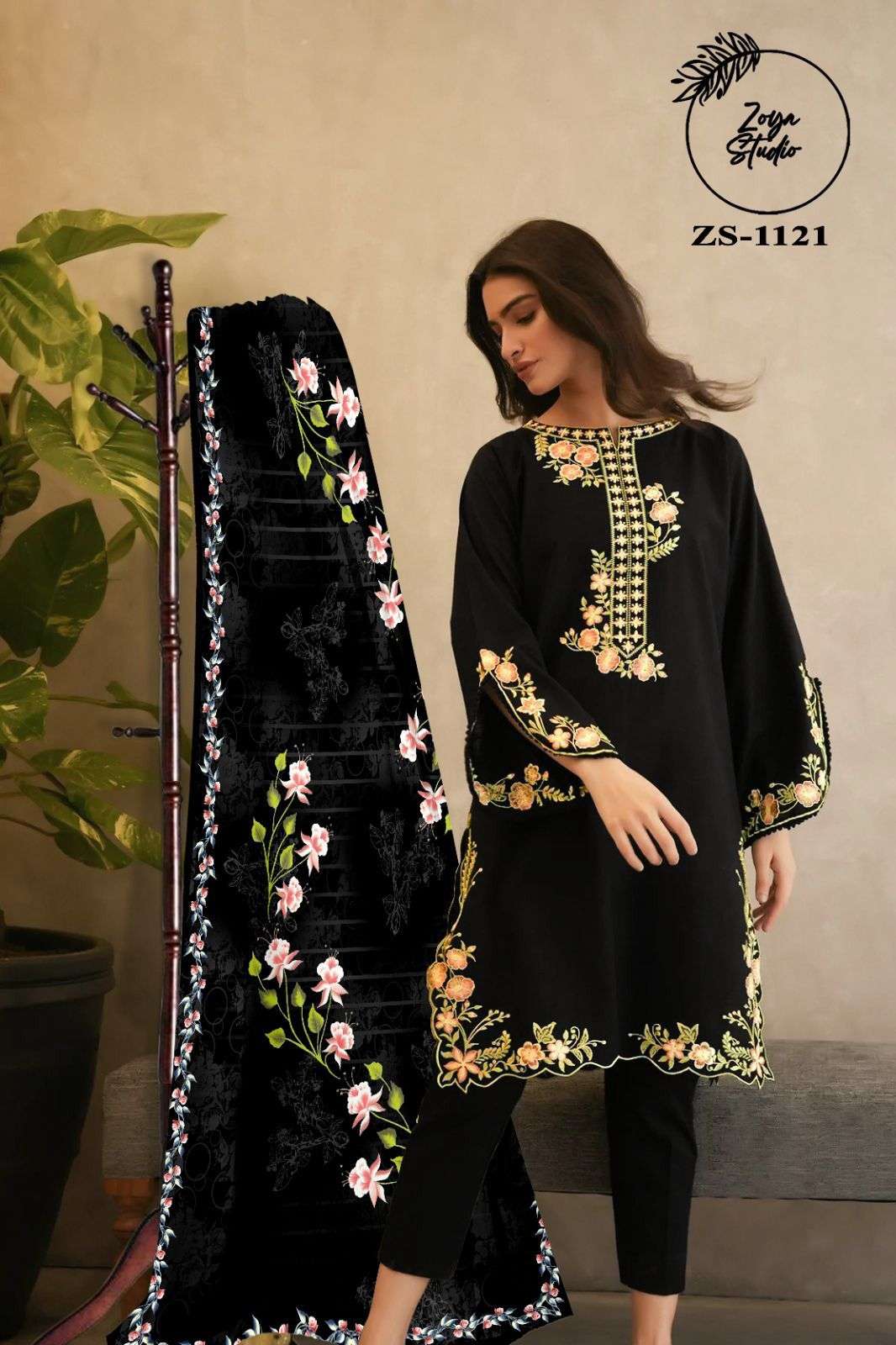 ZOYA 1121 NX BY ZOYA STUDIO PURE GEORGETTE EMBROIDERY STITCHED PAKISTANI DRESSES