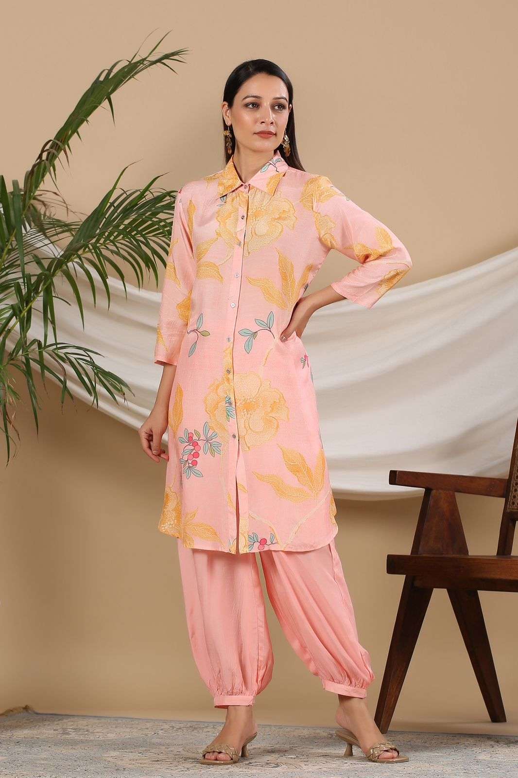 AFGHANI VOL-1 BY AQSAWHOLESALE MUSLIN PRINT CASUAL CO-ORD SET