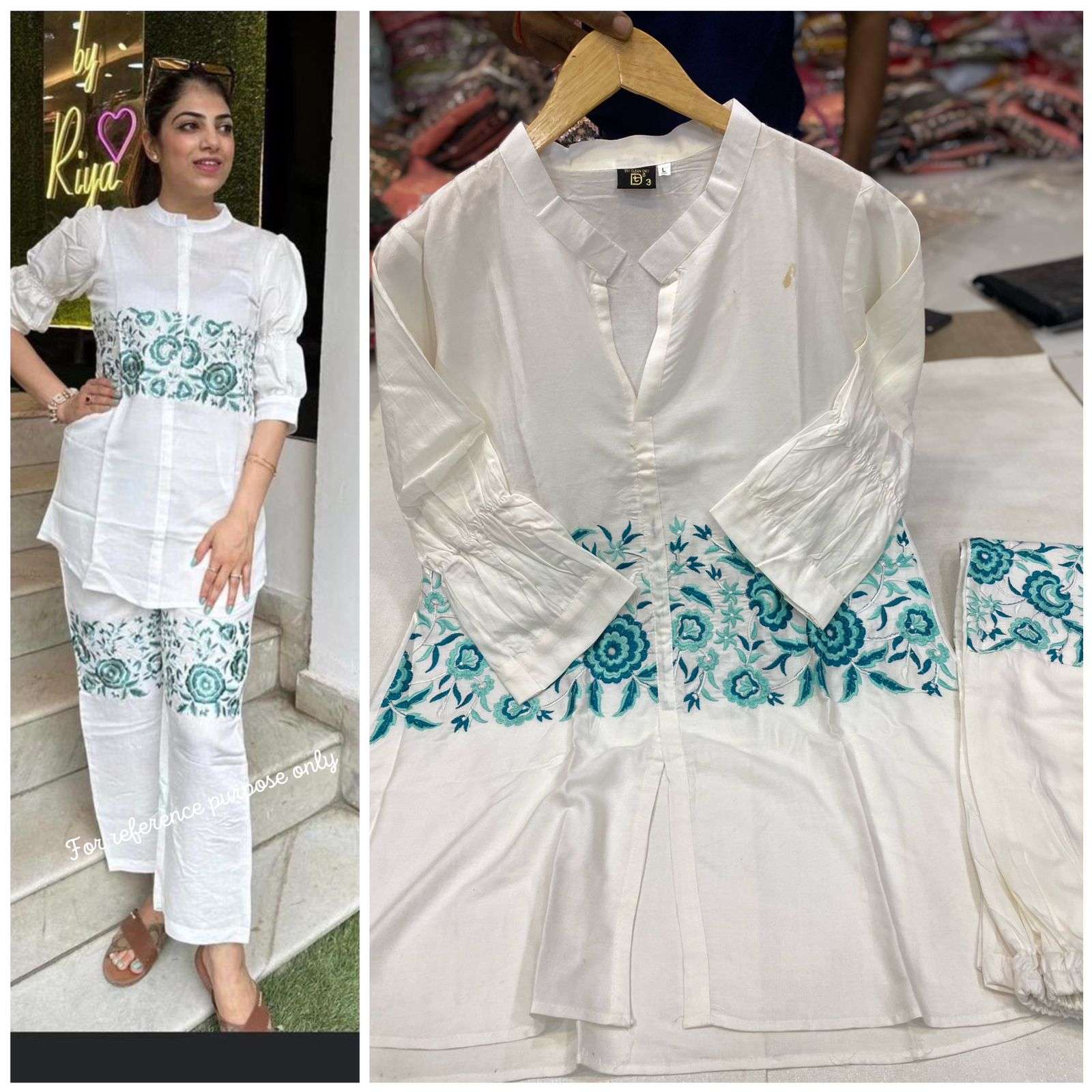 AIRTEL BY AQSAWHOLESALE HEAVY RAYON EMBROIDERY WORK CO-ORD SETS