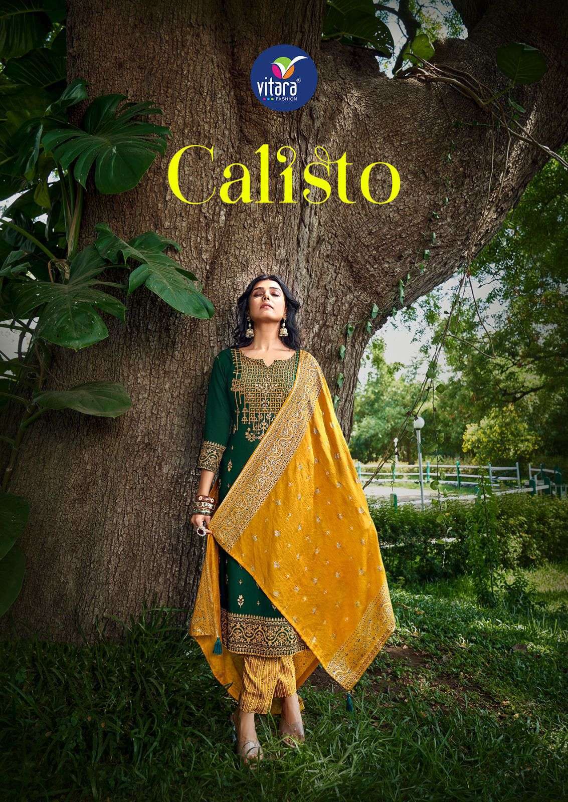 CALISTO BY VITARA FASHION 1001 TO 1004 SERIES RAYON EMBROIDERY READYMADE DRESSES