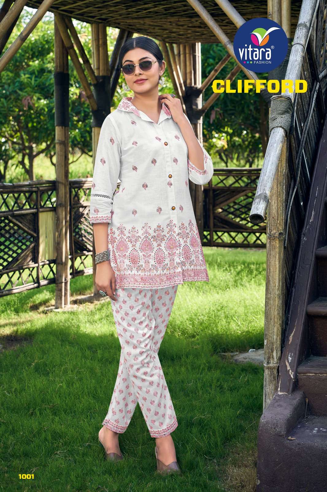 CLIFFORD BY VITARA FASHION 1001 & 1002 COTTON PRINT CO-ORD SETS