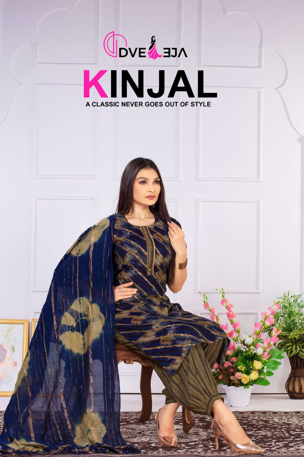 DVEEJA KINJAL BY AQSAWHOLESALE 101 TO 110 SERIES CAPSULE WORK READYMADE DRESSES