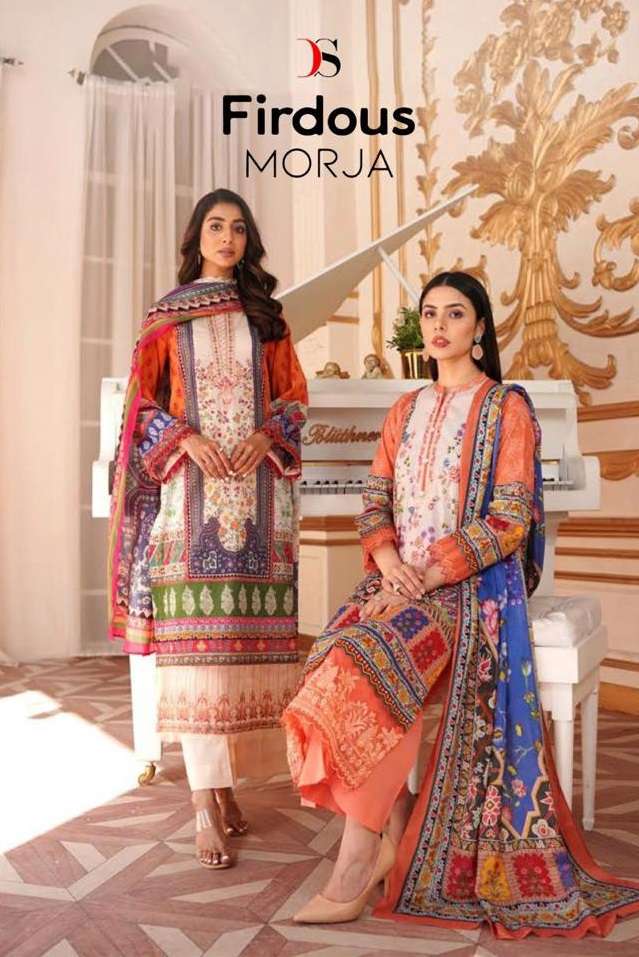 FIRDOUS MORJA BY DEEPSY SUITS 3311 TO 3316 COTTON EMBROIDERY PAKISTANI DRESSES