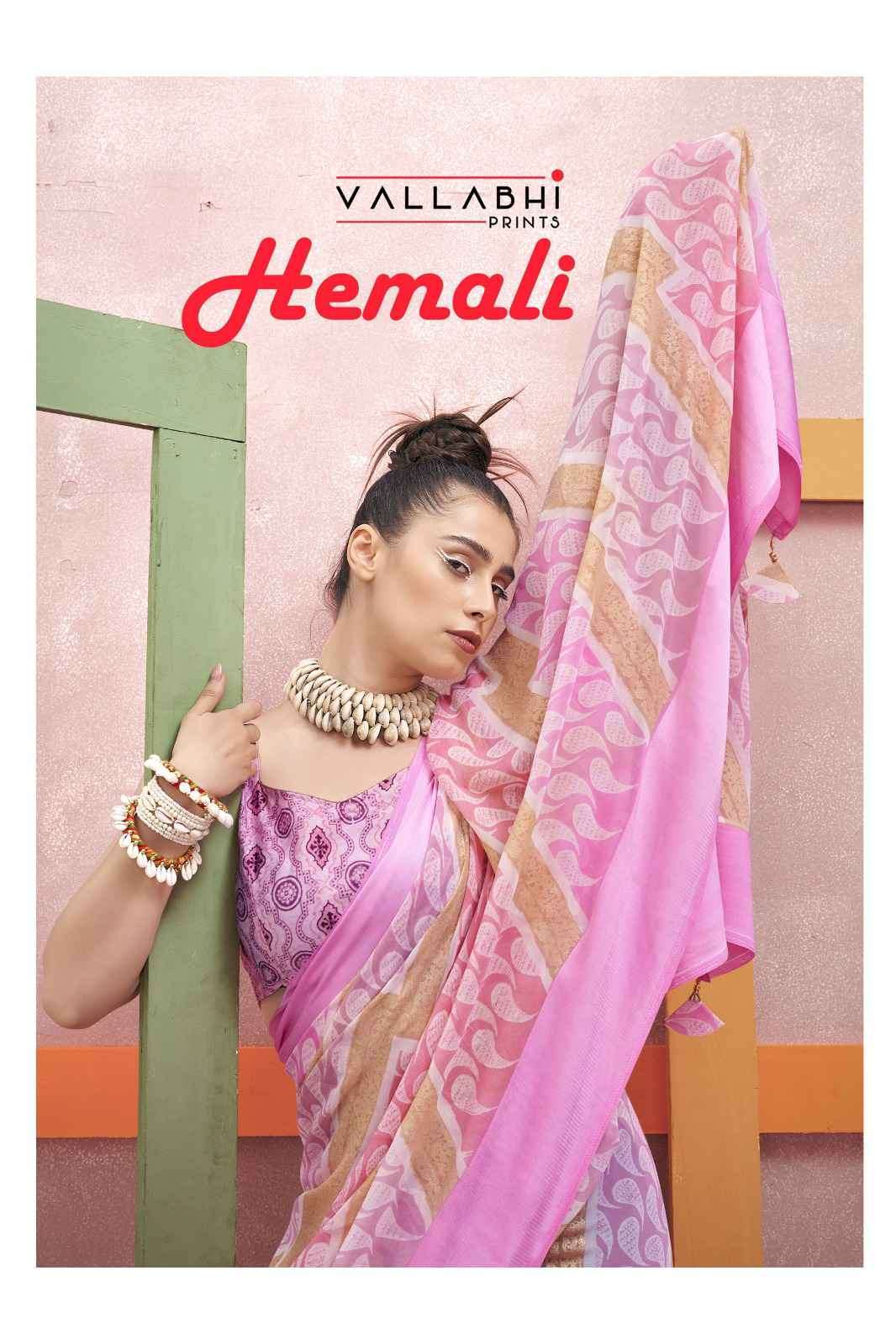 HEMALI BY VALLABHI PRINTS 19321 TO 19328 SERIES CHIFFON PRINT CASUAL SAREES