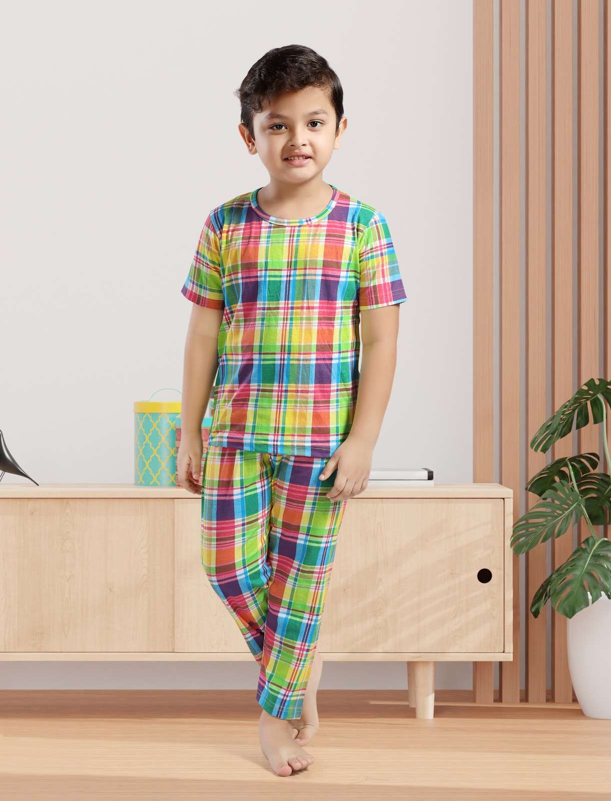 JUNIOR VOL-2 BY AQSAWHOLESALE SINKER HOSIERY FABRIC PRINT BOYS NIGHT SUITS