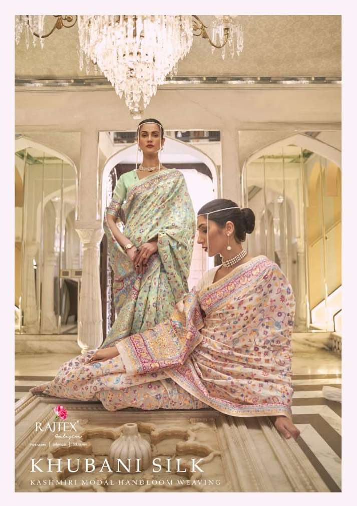 KHUUBANI SILK BY RAJTEX 240001 TO 240007 SERIES MODAL WORK SILK SAREES