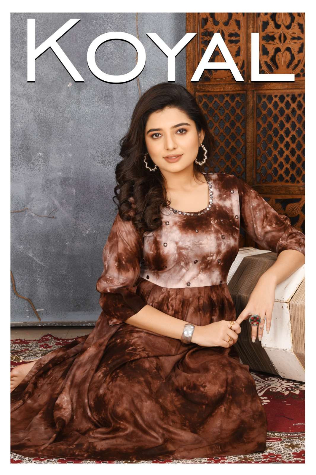 KOYAL BY AQSAWHOLESALE 01 TO 08 SERIES HEAVY RAYON EMBROIDERY NAYRA KURTIS