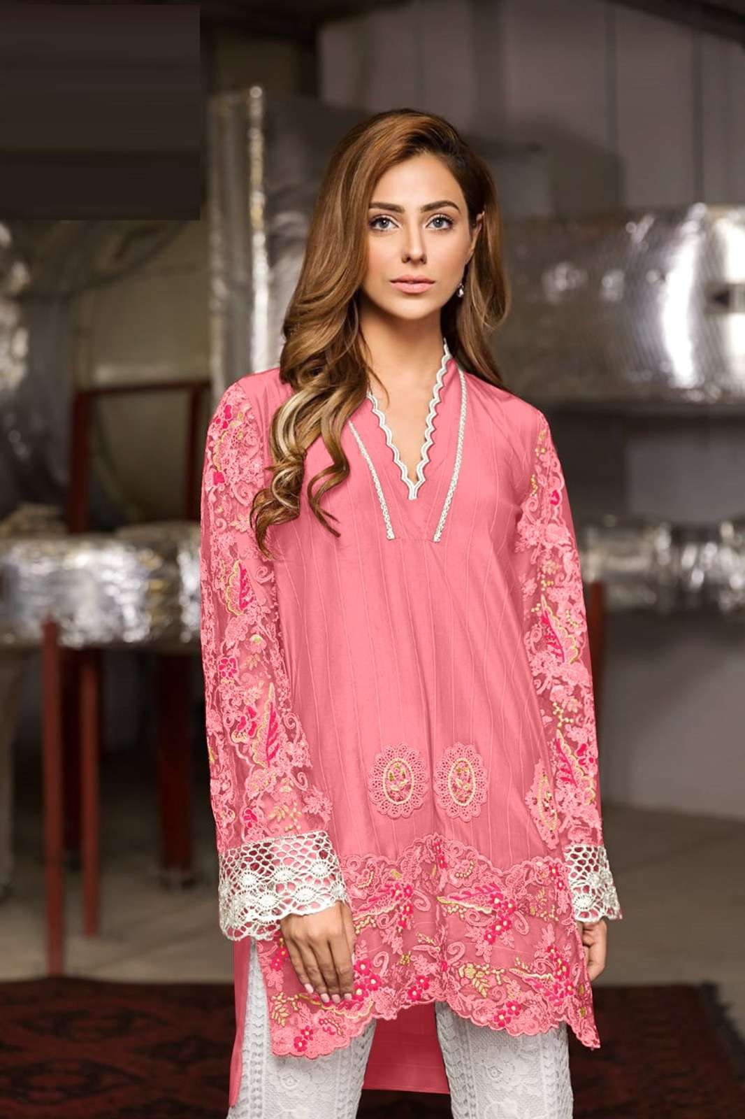 LPC VOL-139 BY AQSAWHOLESALE PURE GEORGETTE WORK READYMADE PAKISTANI DRESSES