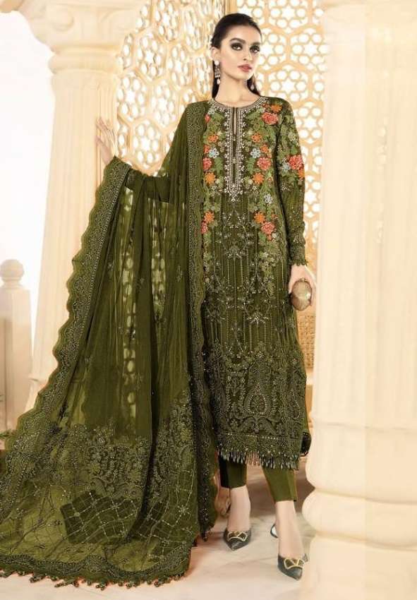 MAHNUR VOL-9 BY MAHNUR FASHION 9001 TO 9003 SERIES GEORGETTE WORK PAKISTANI DRESSES