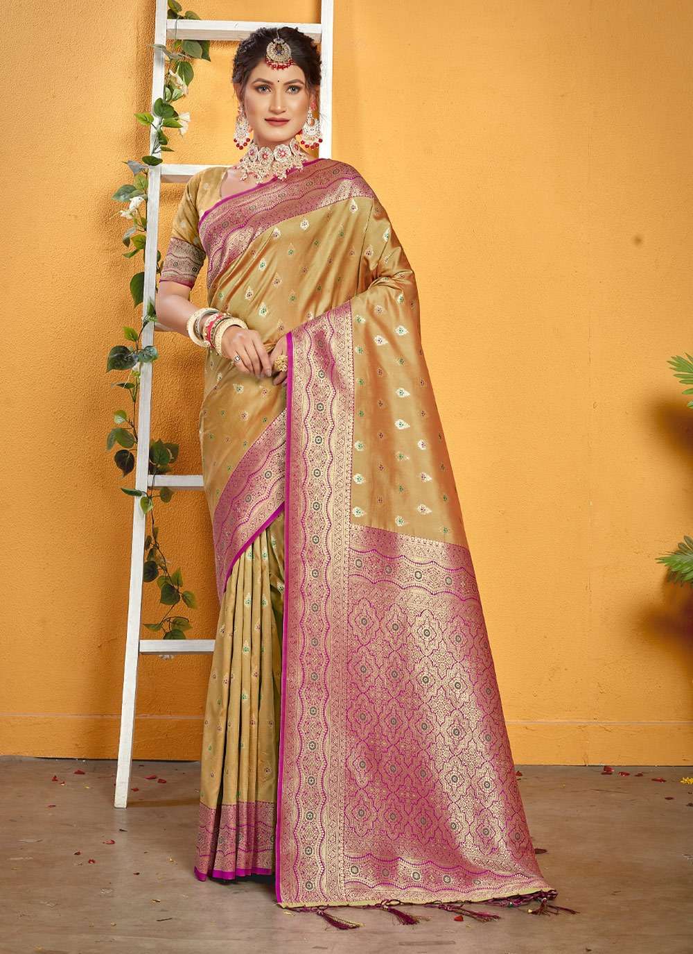 MASTANI SILK BY BUNAWAT 1001 TO 1006 SERIES BANARASI SILK DESIGNER SAREES