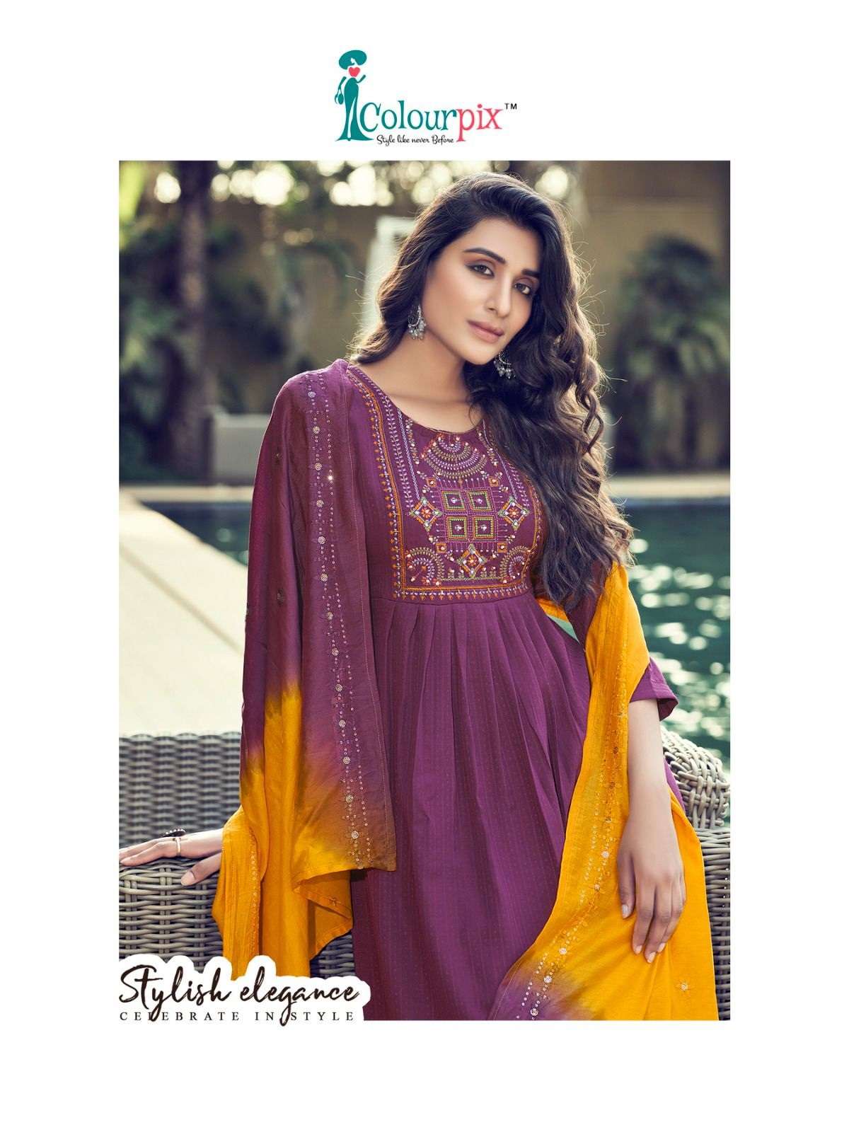 MASTANI VOL-2 BY COLOURPIX 2001 TO 2006 SERIES RAYON EMBROIDERY NAYRA DRESSES