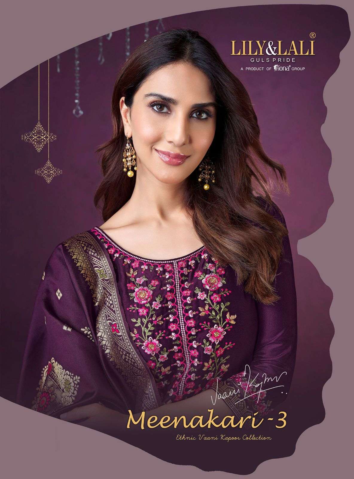 MEENAKARI VOL-3 BY LILY AND LALI 12101 TO 12108 SERIES SILK EMBROIDERY READYMADE DRESSES