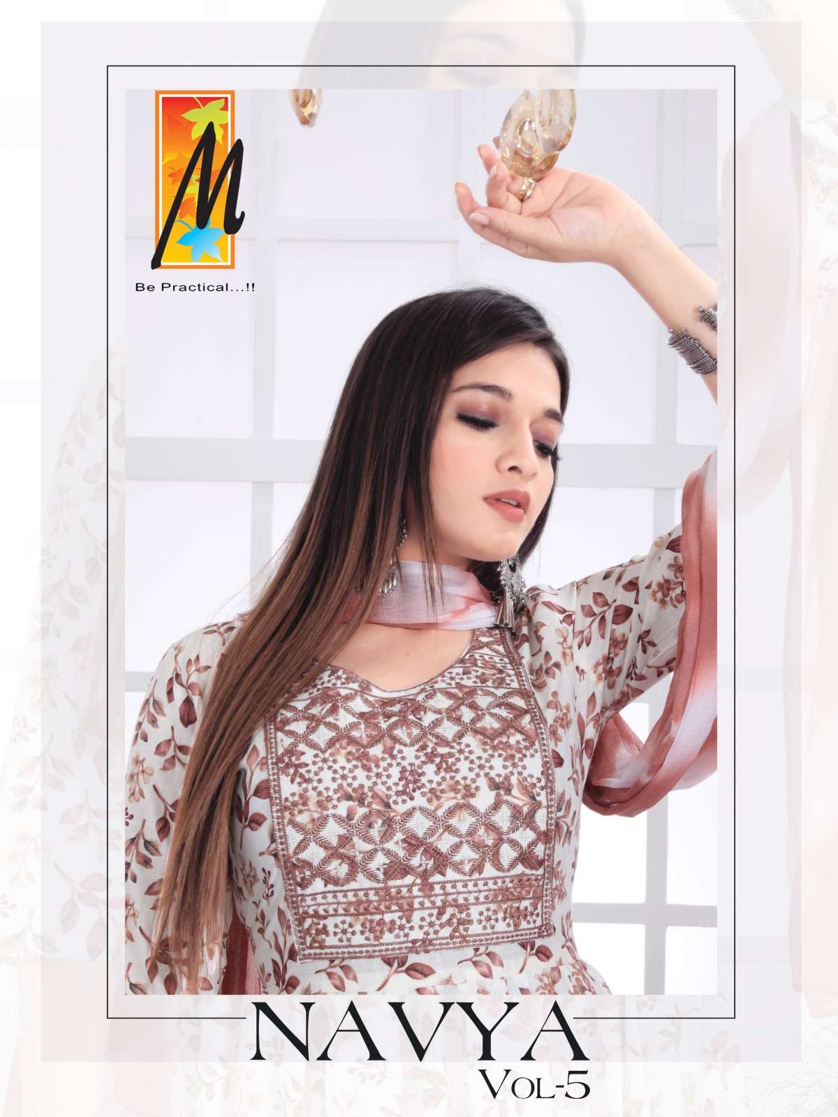 NAVYA VOL-5 BY MASTER 1001 TO 1008 SERIES CAPSULE PRINT WORK NAYRA DRESSES