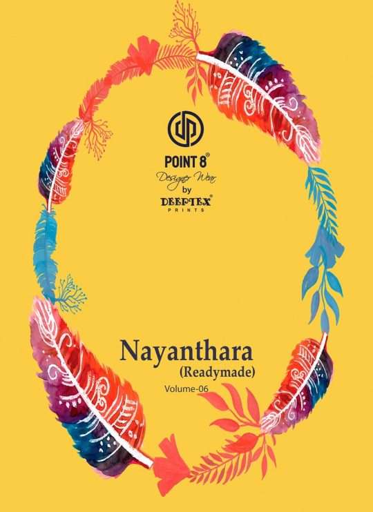 NAYANTHARA VOL-6 BY DEEPTEX 6001 TO 6010 SERIES COTTON PRINT STITCHED DRESSES