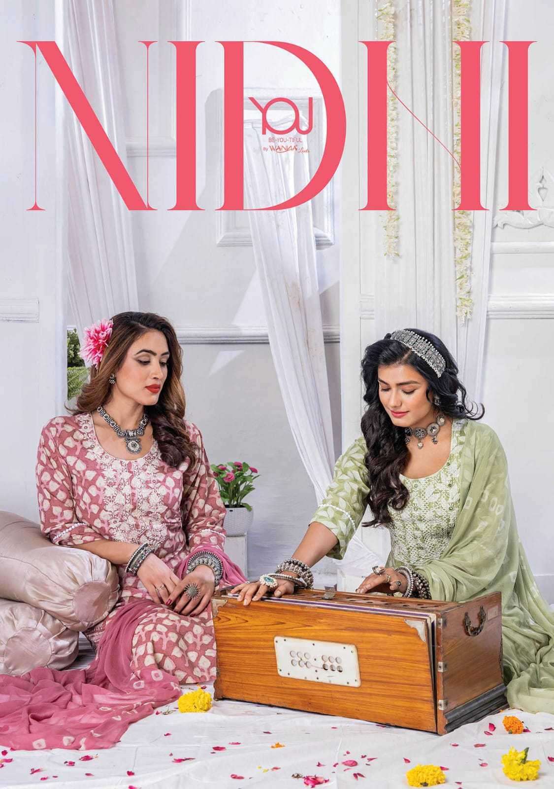 NIDHI BY YOU 101 TO 109 SERIES COTTON PRINT THREAD WORK READYMADE DRESSES