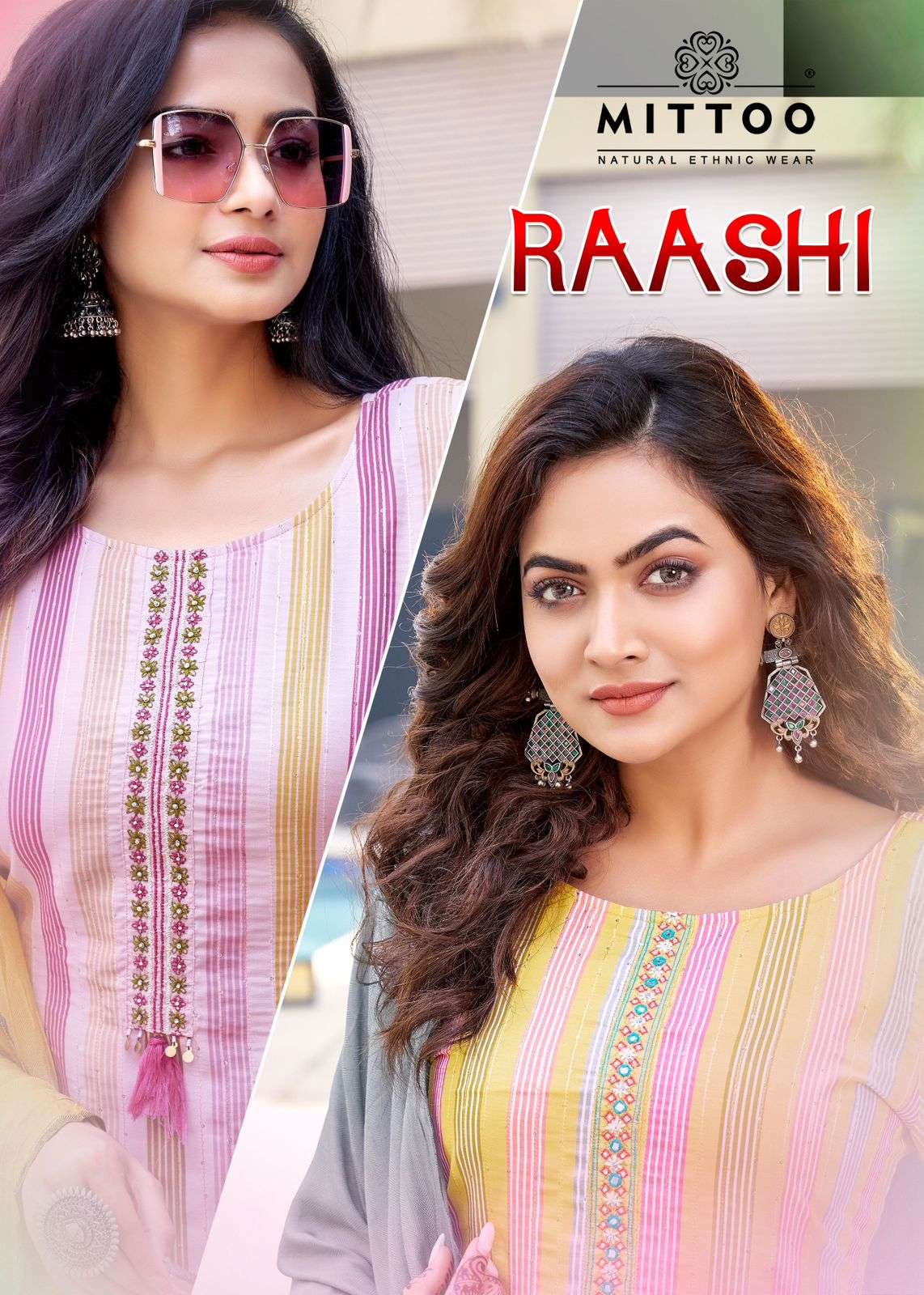 RAASHI BY MITTOO 1001 TO 1008 SERIES MUSLIN PRINT READYMADE DRESSES