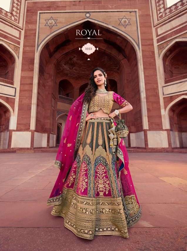 ROYAL HIT BRIDAL BY ROYAL 994 TO 1013 SERIES HEAVY WORK BRIDAL LEHENGA COLLECTION