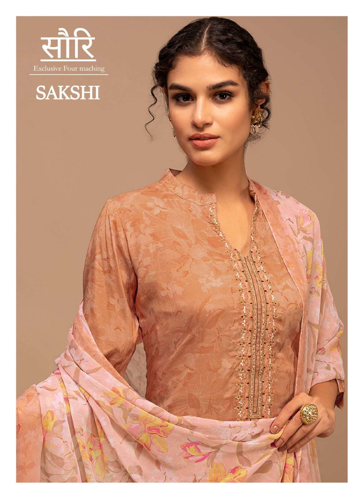 SAKSHI BY SAANJA 1794 TO 1796 SERIES VISCOSE MUSLIN PRINT EMBROIDERY DRESSES