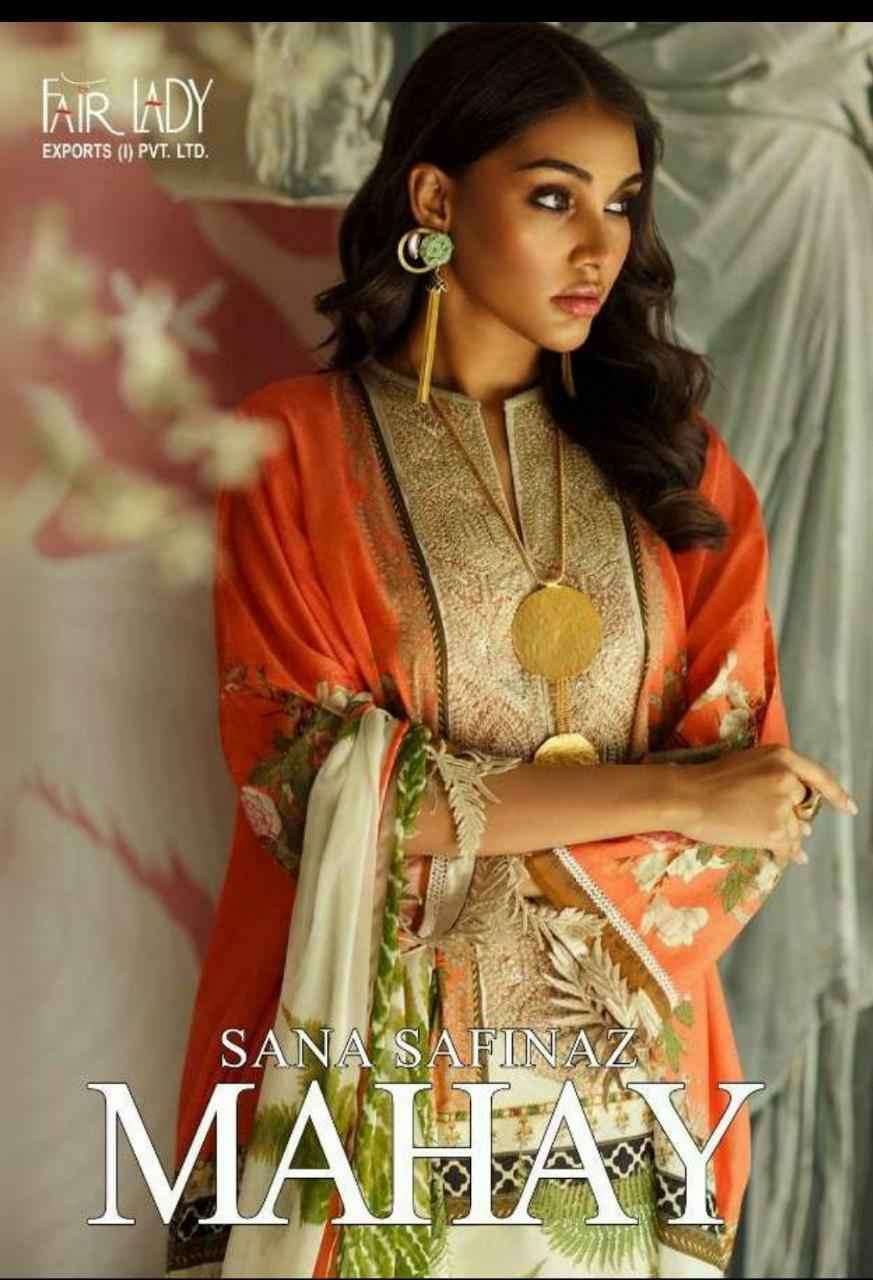 SANA SAFINAZ MAHAY BY FAIR LADY 2001 TO 2004 SERIES LAWN WORK PAKISTANI DRESSES