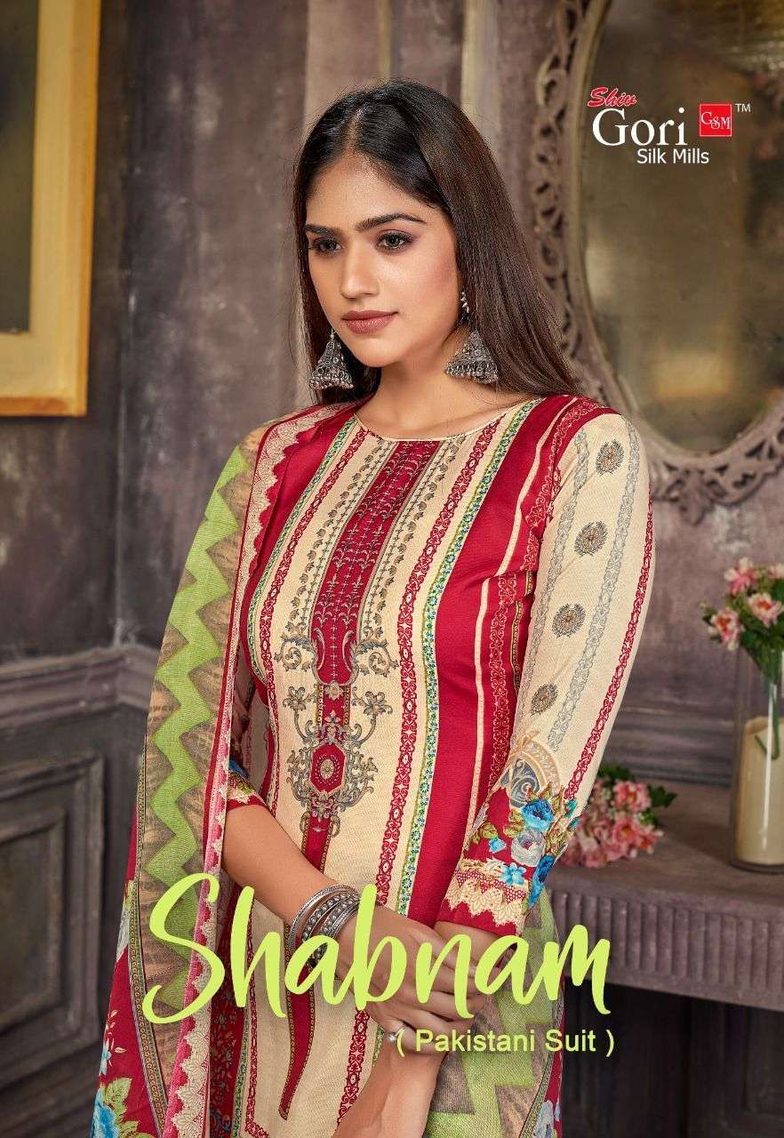 SHABNAM BY SHIV GORI 1001 TO 1010 SERIES HEAVY INDO COTTON PRINT DRESSES