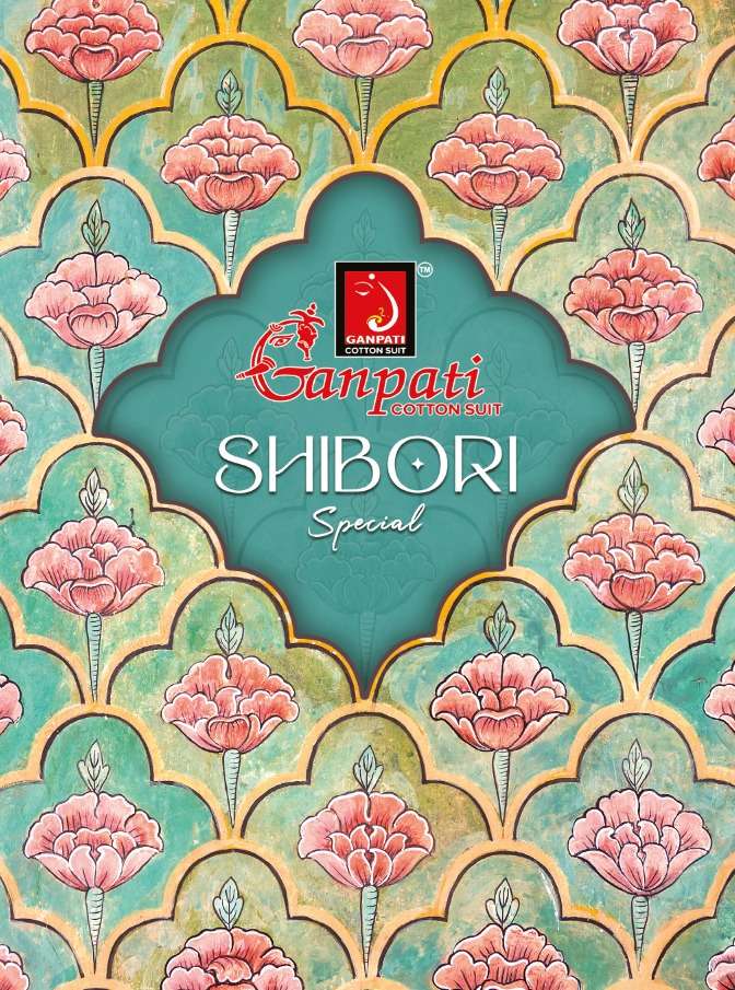 SHIBORI SPECIAL BY GANPATI 01 TO 06 SERIES COTTON PRINT PATIYALA DRESSES