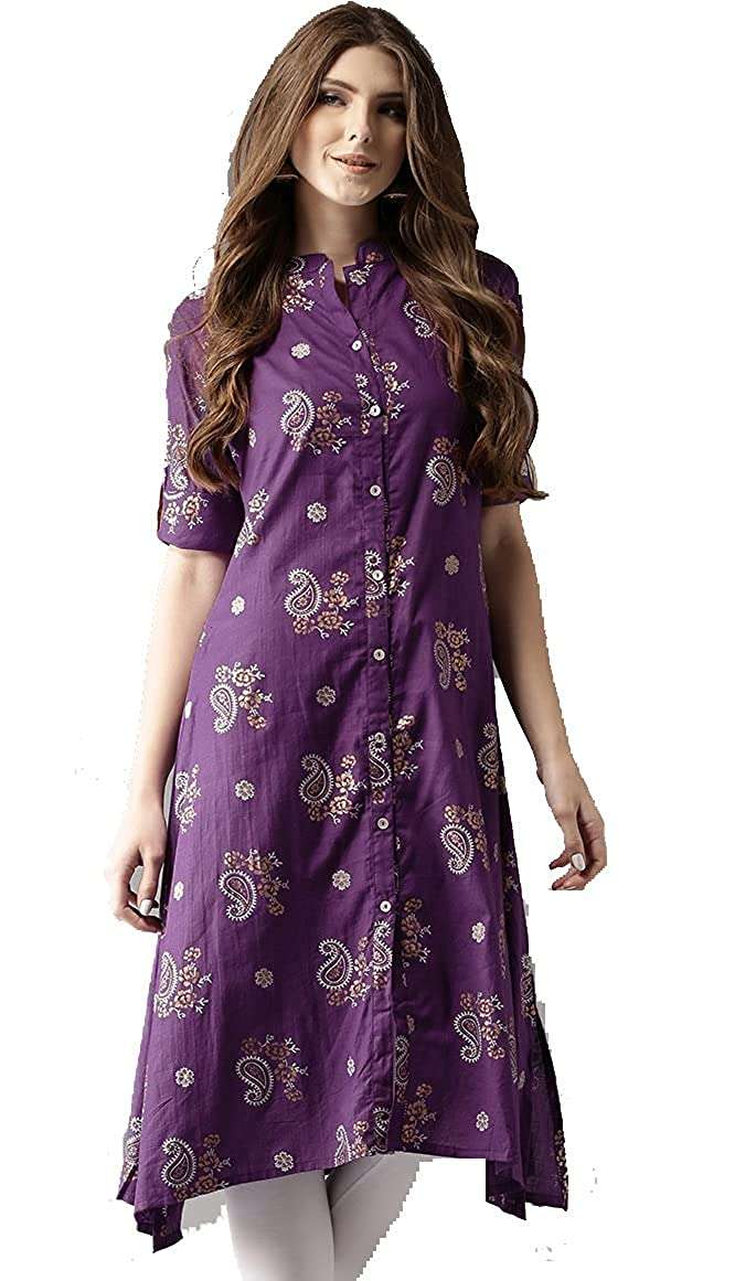 SHIVI VOL-1 BY AQSAWHOLESALE HEAVY CREPE PRINT FANCY KURTI