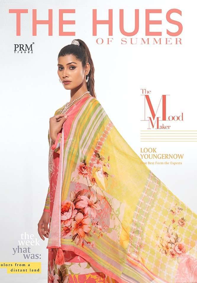 THE HUES OF SUMMER BY PRM TRENDS 5206 TO 5209 SERIES PURE LAWN COTTON WORK DRESSES