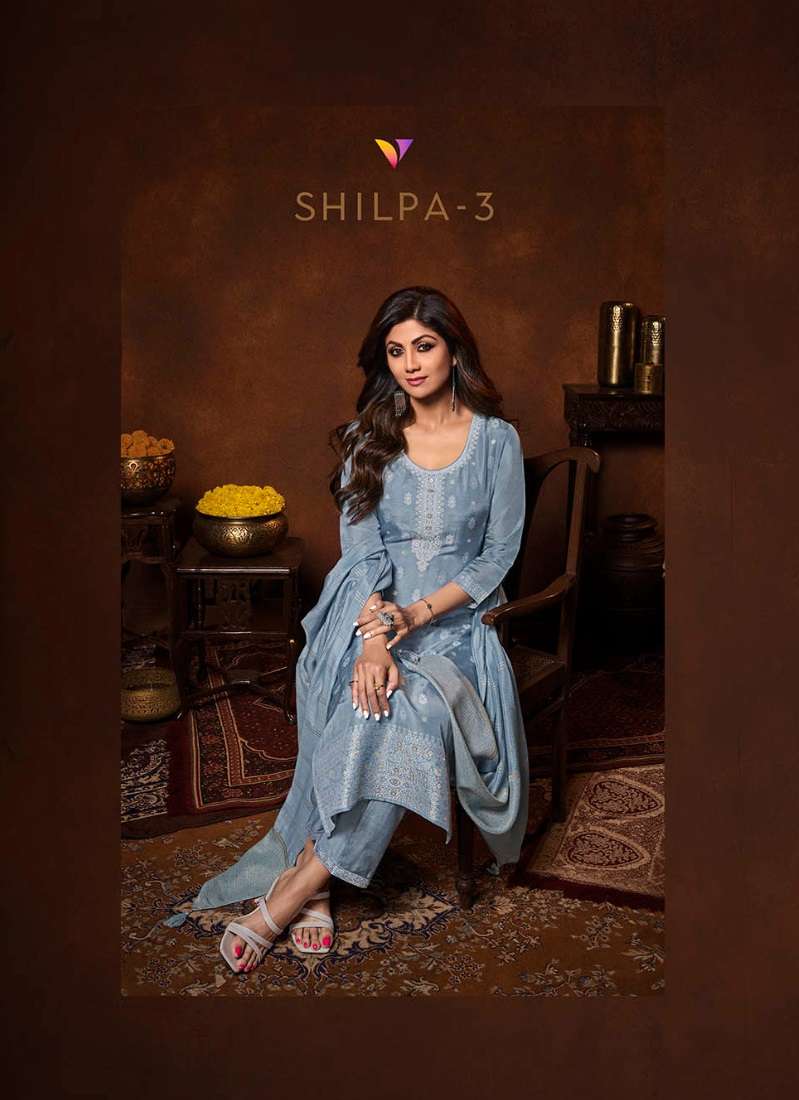 VATSAM SHILPA VOL-3 BY VIRADI 511 TO 514 SERIES PURE VISCOSE DOLA READYMADE DRESSES