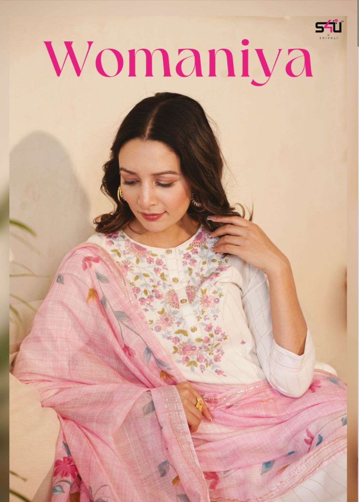 WOMANIYA BY S4U 1001 TO 1007 SERIES VISCOSE SLUB WORK READYMADE DRESSES