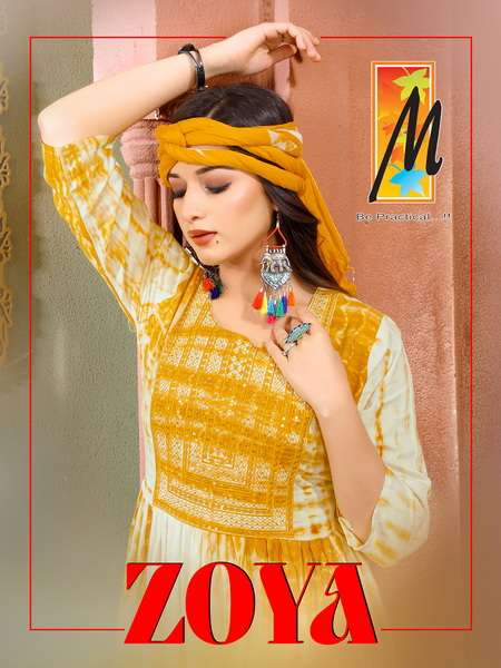 ZOYA BY MASTER 1001 TO 1007 SERIES RAYON PRINT SEQUENCE WORK READYMADE DRESSES