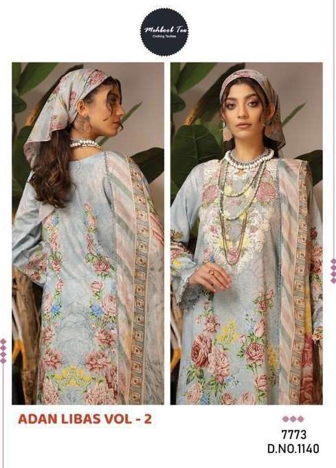 ADAN LIBAS VOL-2 SUMMER NX BY MEHBOOB TEX 1140 TO 1143 SERIES COTTON WORK PAKISTANI DRESSES