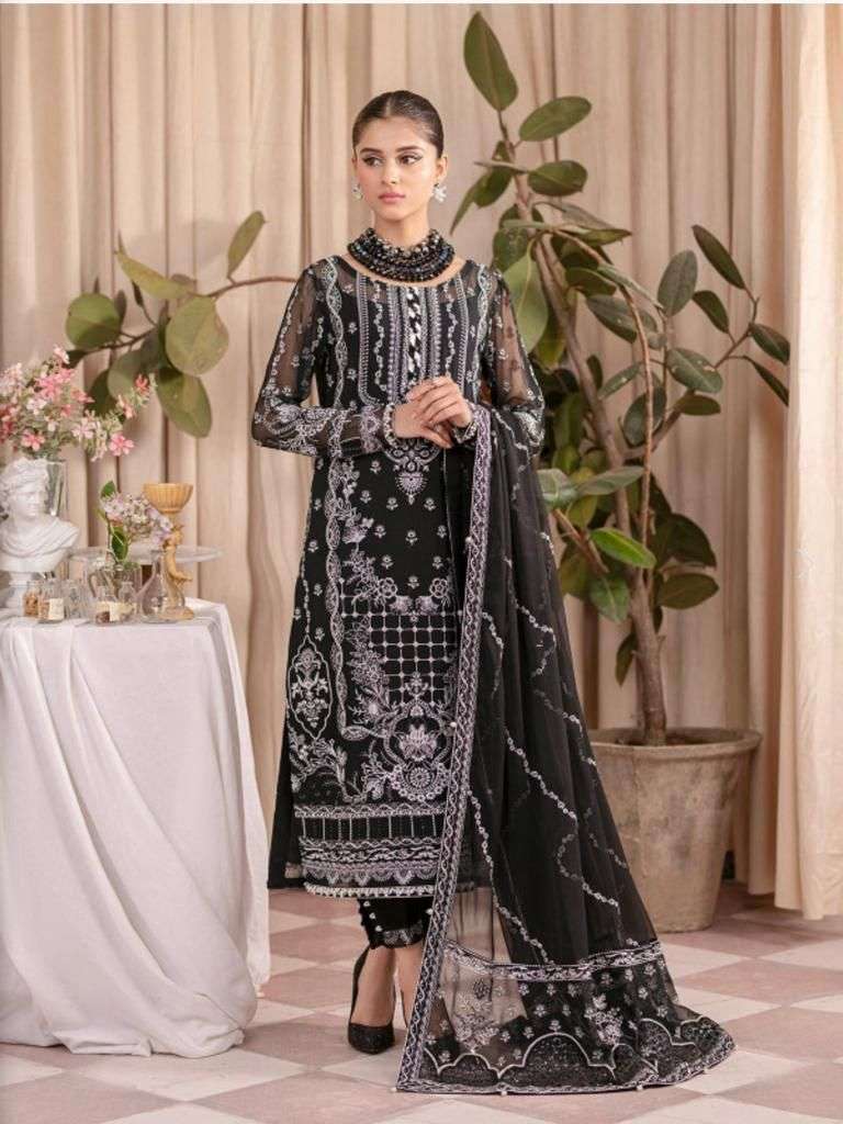 ANAMSA 221 HIT DESIGN BY AQSAWHOLESALE ORGANZA WORK PAKISTANI DRESS