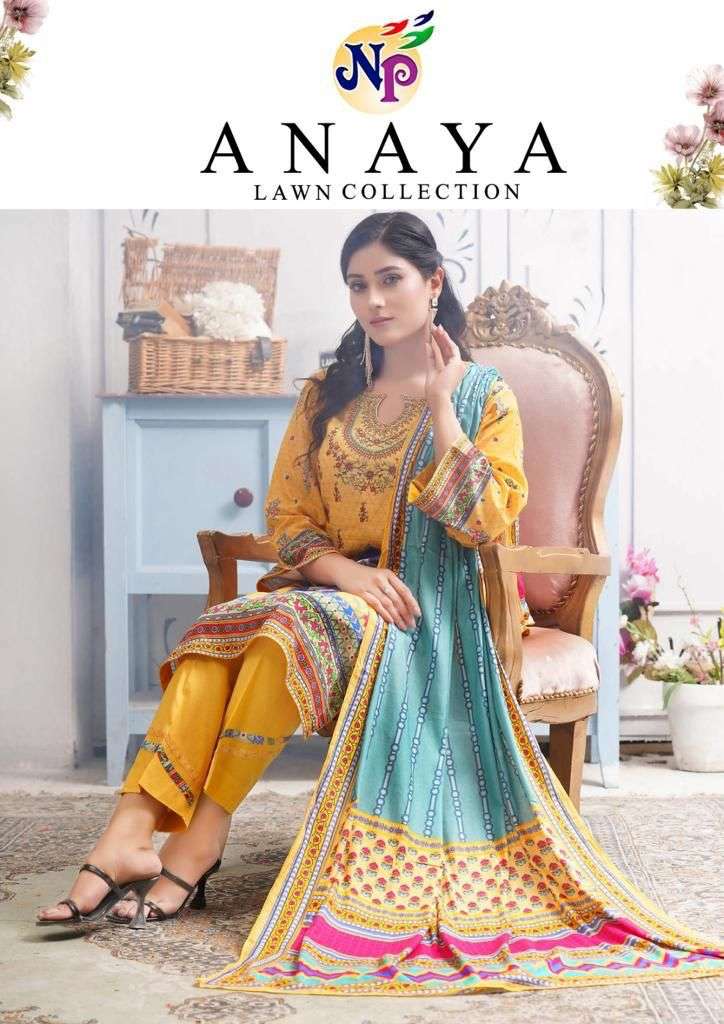 ANAYA LAWN COLLECTION BY NAND GOPAL PRINTS 1001 TO 1010 SERIES LAWN PRINT DRESSES