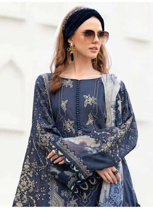 BIN SAEED VOL-2 BY JADE 201 TO 206 SERIES PURE HEAVY LAWN COTTON PRINT DRESSES